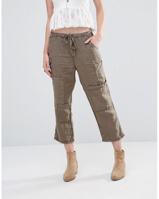 Free People Utility Cropped Pants