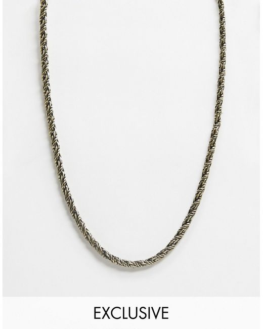 Reclaimed Vintage Inspired rope chain in burnished