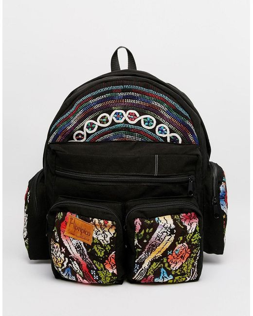 Hiptipico Handmade Bright Embroidery Backpack
