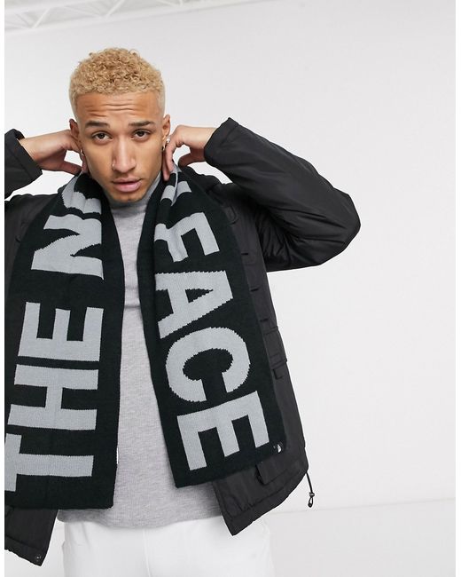 The North Face Logo scarf in gray