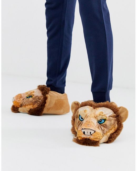 Loungeable Loungeables lion slippers-