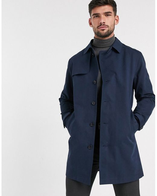 Selected Homme cotton trench coat in