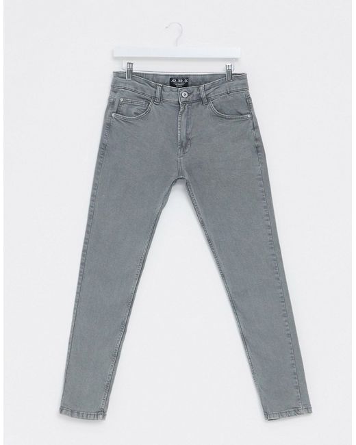 Bershka skinny jeans in washed