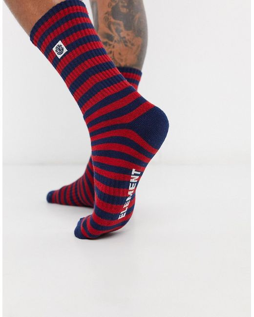Element Resplend stripe socks in