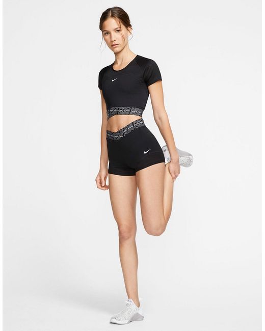 Nike Training Nike Pro Training 3 inch shorts with mesh inserts in