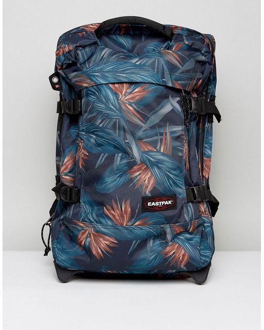 Eastpak Tranverz Cabin Luggage with Palm Print