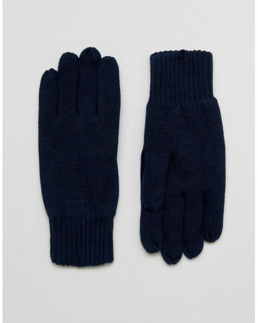 Selected Homme Leth Gloves in