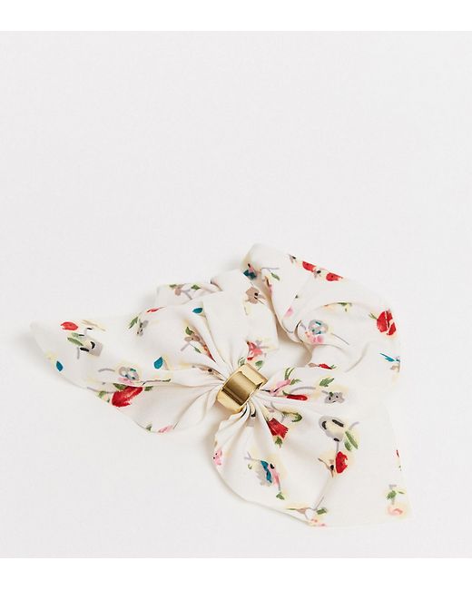 Glamorous Exclusive hair scrunchie in floral