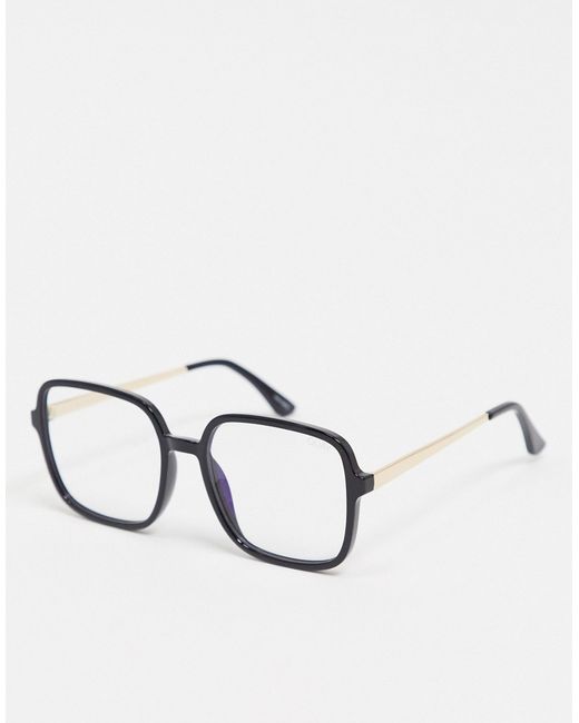 Quay Australia Blue Print blue light glasses with tort frames-
