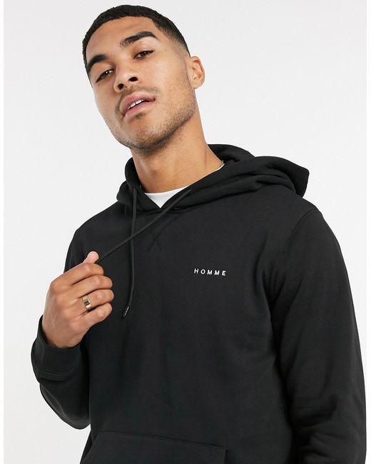 Selected Homme hoodie with logo in