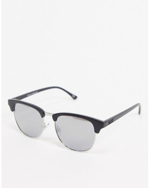Vans Dunville sunglasses in matte with silver lens