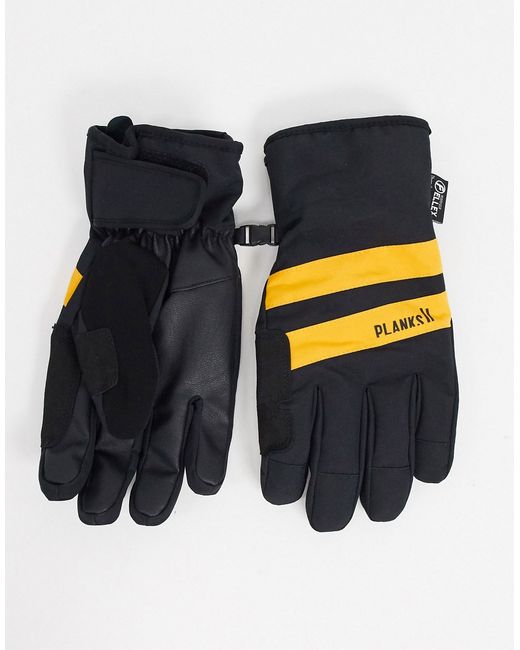 Planks Peacemaker insulated gloves in black-