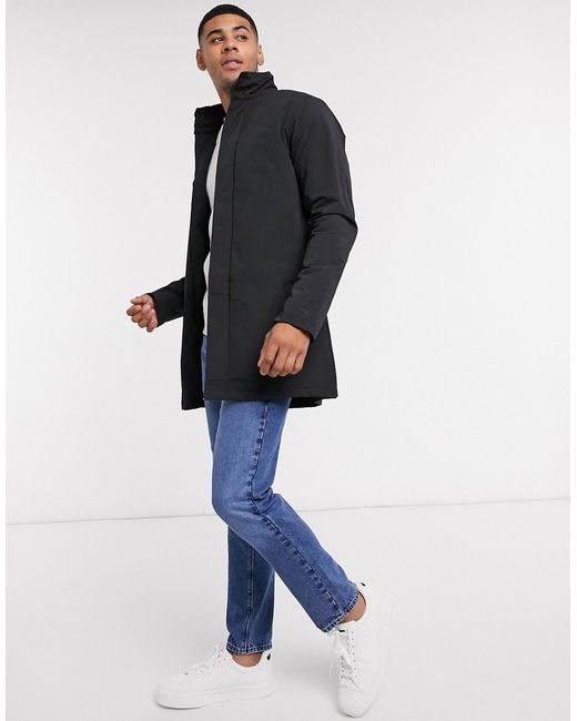 French Connection lined funnel trench coat in