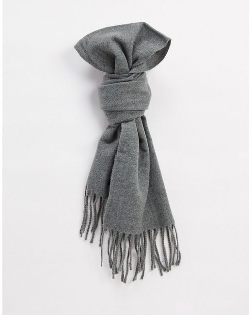 Only & Sons scarf in wool with tassels