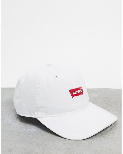 Levi's cap in with small batwing logo