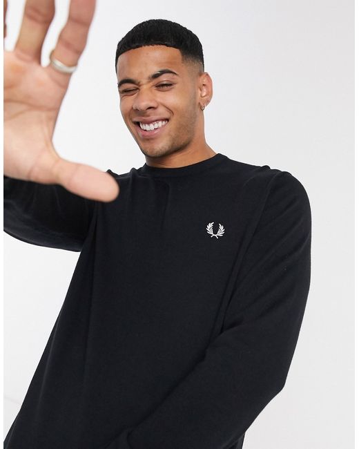 Fred Perry crew neck sweater in