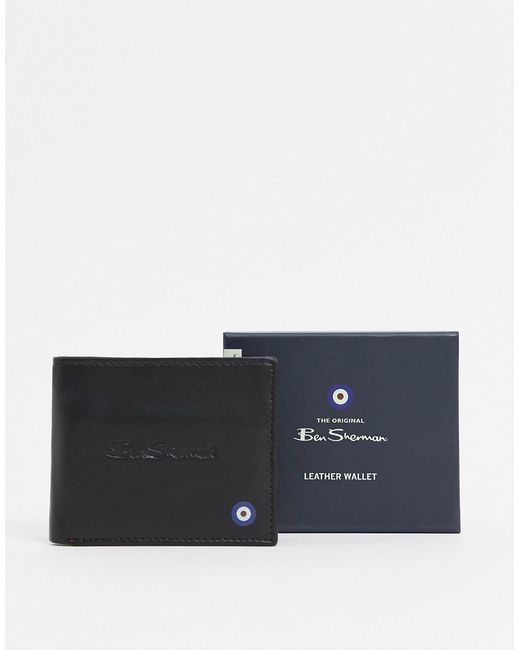 Ben Sherman RFID leather coin wallet-
