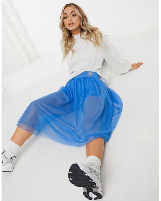 New Balance tulle skirt with legging short in