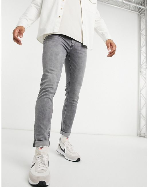 Only & Sons skinny jeans in light