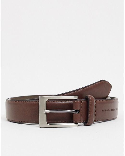 French Connection keeper buckle belt in leather