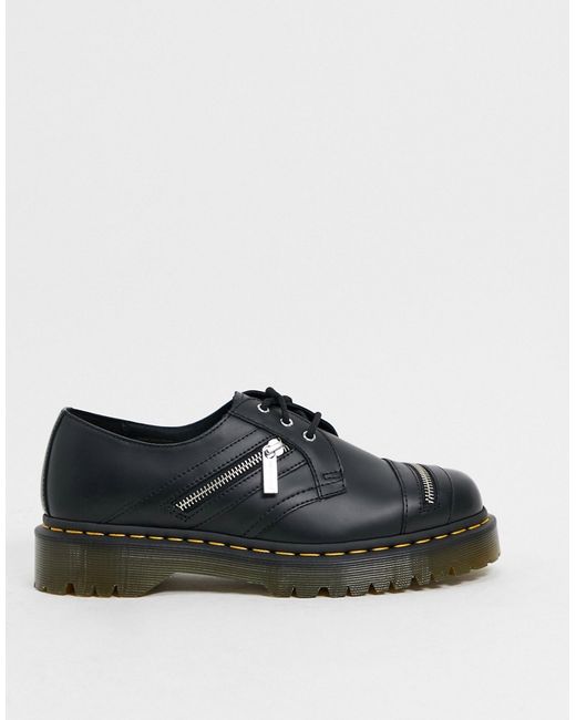 Dr. Martens 1461 3 eye shoe with zips-