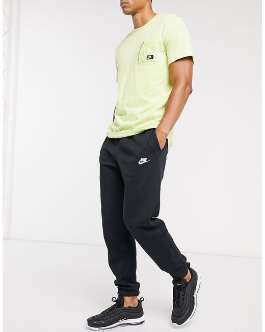 Nike Club casual fit cuffed sweatpants in