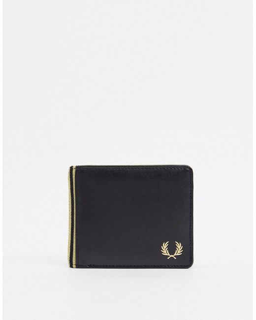 Fred Perry tipped bifold wallet in