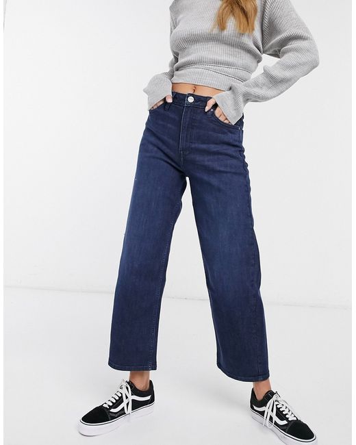 Lee Jeans Lee wide leg cropped jeans-