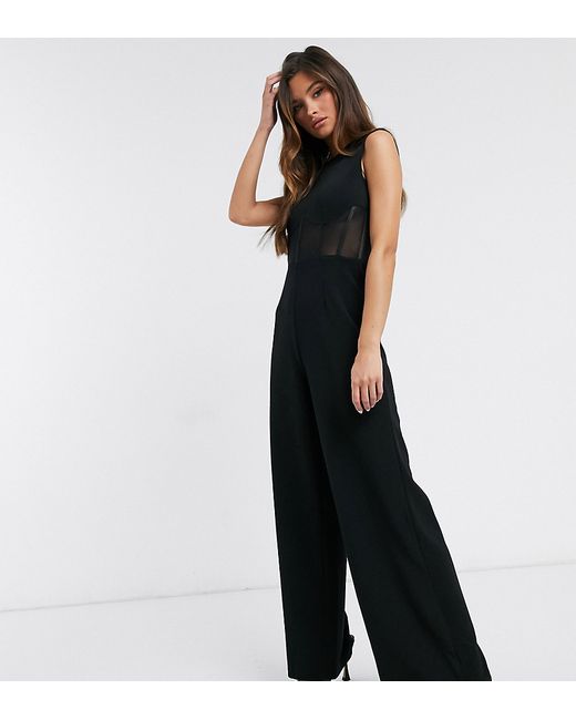 Jaded Rose exclusive jumpsuit with cut out detail in
