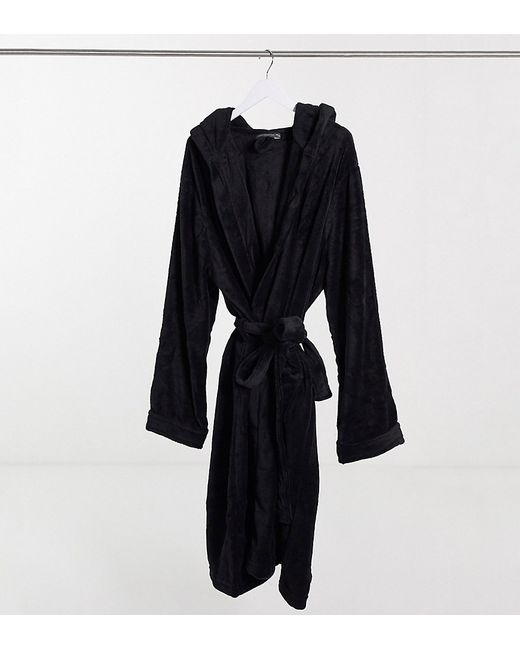 French Connection Plus hooded dressing gown-