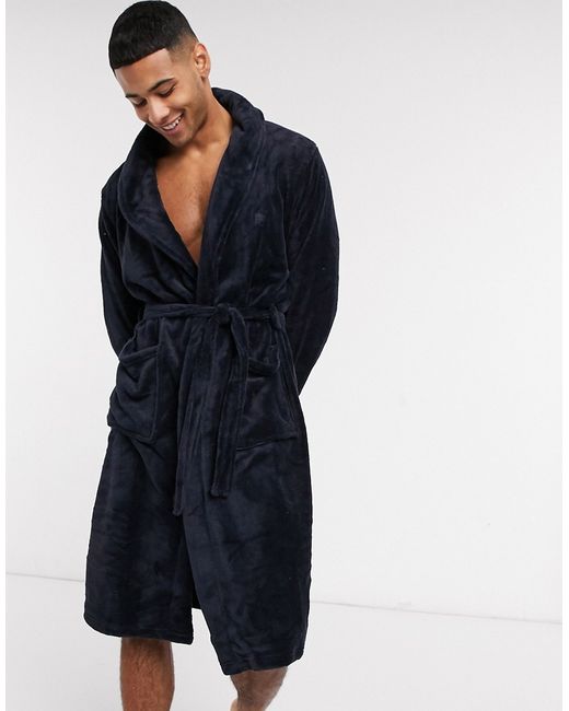 French Connection fleece robe in