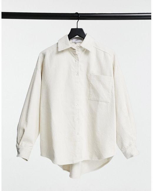 Sixth June oversized shirt in cord