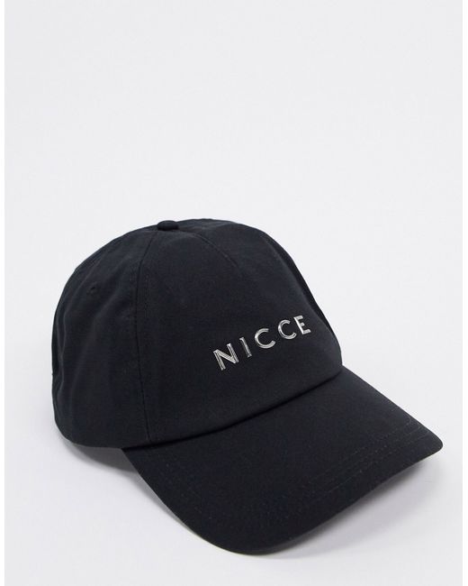 Nicce cap with metallic raised logo in