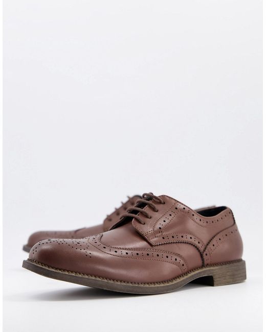 Truffle Collection formal lace up brogues in