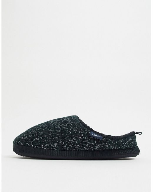 Farah padded low top slippers in marl