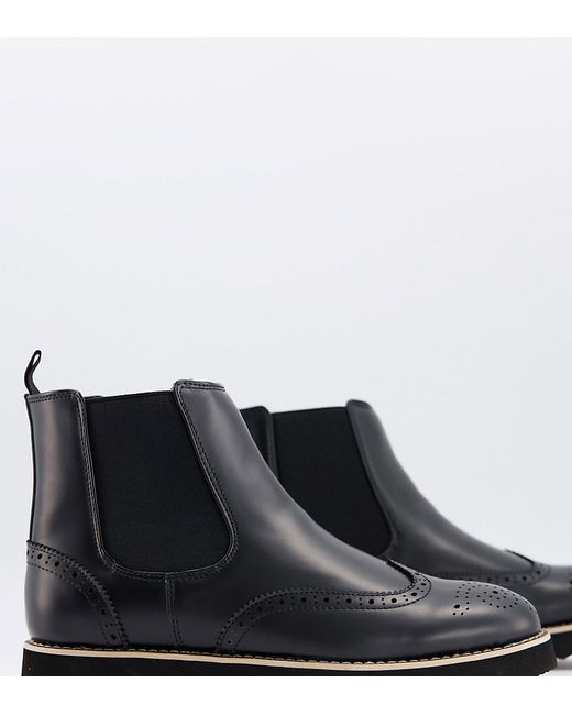 Truffle Collection wide fit casual chelsea boots in