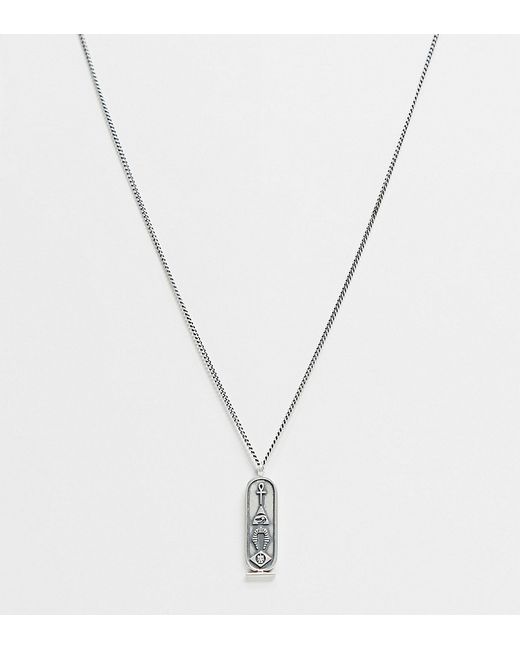 Serge DeNimes neckchain in with cartouche tag pendant