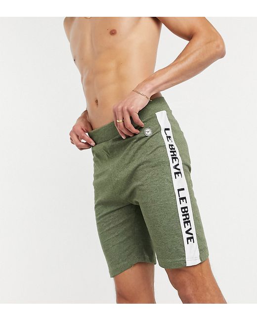Le Breve Tall mix and match lounge shorts in