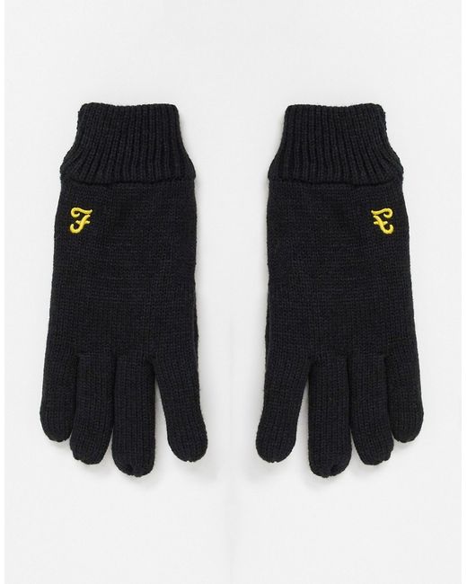 Farah logo gloves-