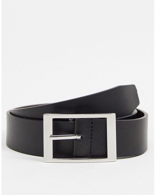Gianni Feraud reversible leather belt in black and brown-