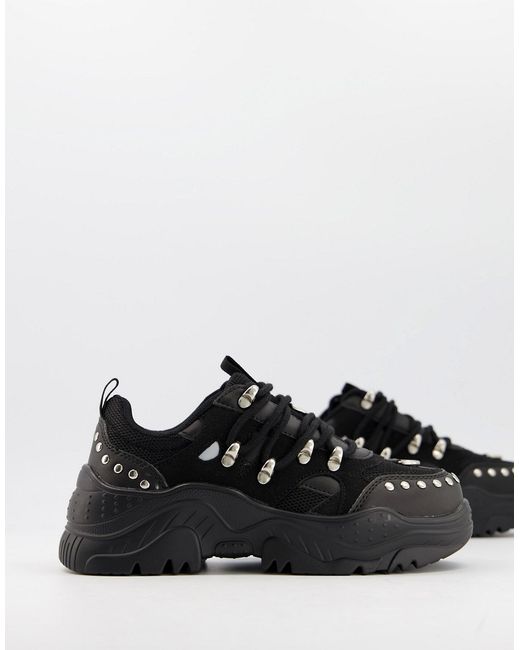 Asos Design Diazo studded chunky sneakers in