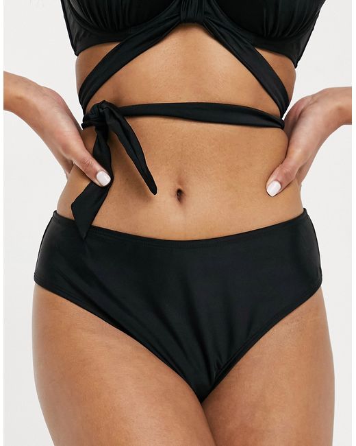 Ivory Rose Fuller Bust mix match high waist bikini bottom in