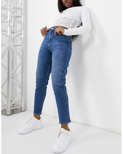 Na-Kd organic cotton mom jeans in mid