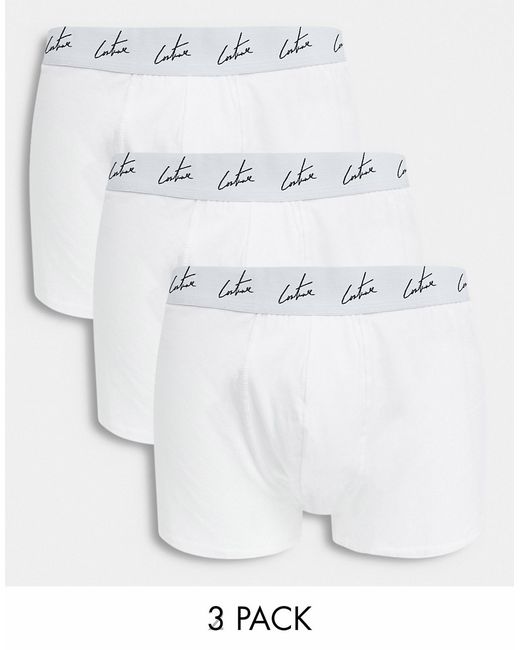 The Couture Club pack of three repeat logo boxers in