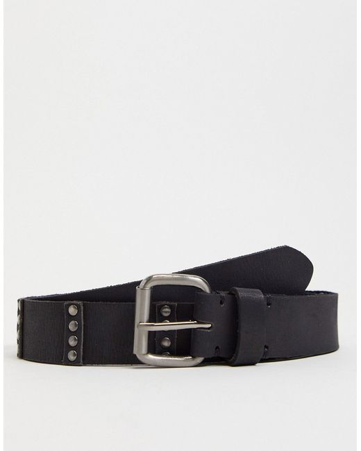 Bolongaro Trevor studded leather belt-
