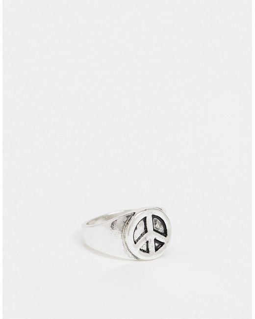 The Status Syndicate Status Syndicate peace sign ring-