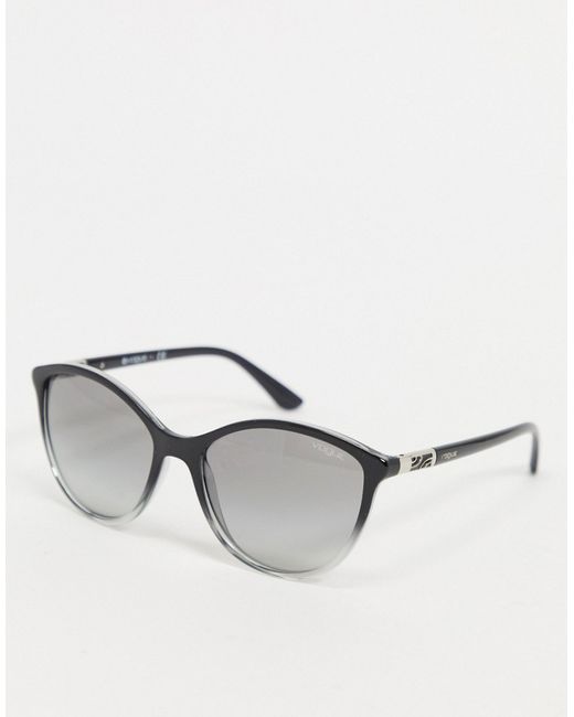 Vogue round sunglasses in with gray lens