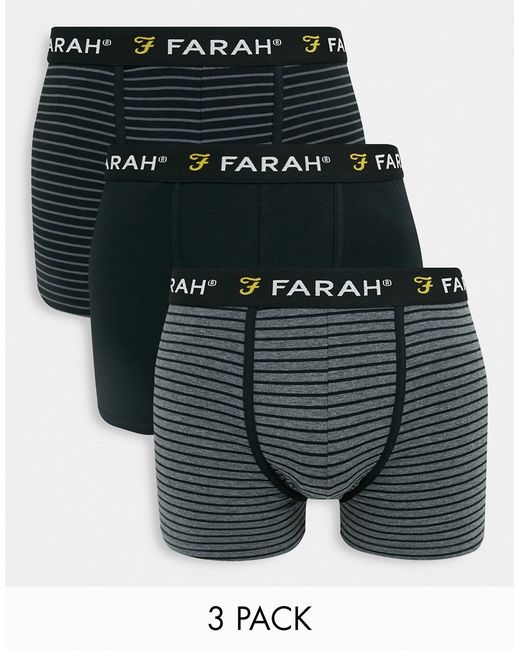 Farah 3 pack trunks-