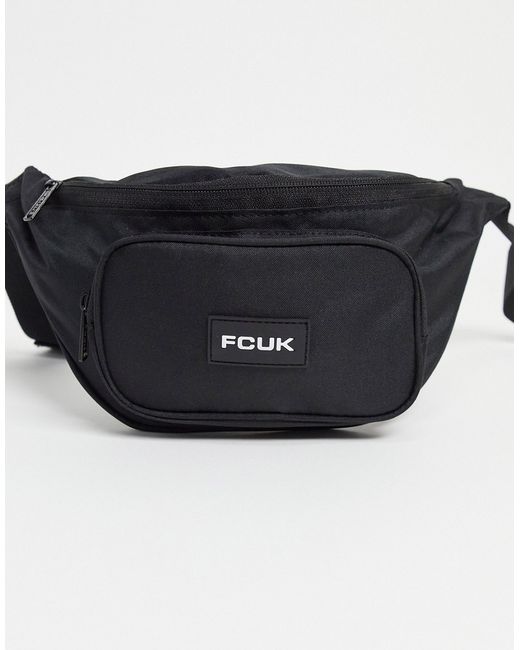 French Connection fanny pack in and white