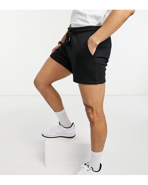 Asos Design jersey slim shorts in shorter length